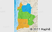 Political Map of ANTOFAGASTA, shaded relief outside