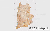 Satellite Map of ANTOFAGASTA, cropped outside