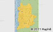 Savanna Style Map of ANTOFAGASTA, single color outside