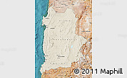 Shaded Relief Map of ANTOFAGASTA, satellite outside