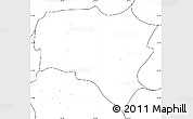 Blank Simple Map of Curanilahue, no labels