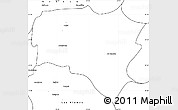 Blank Simple Map of Curanilahue