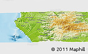 Physical Panoramic Map of Los Alamos