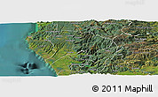 Satellite Panoramic Map of Los Alamos
