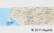 Shaded Relief Panoramic Map of Los Alamos