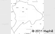 Blank Simple Map of Los Alamos