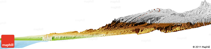 Physical Horizon Map of Arica
