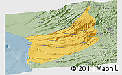 Savanna Style Panoramic Map of Arica