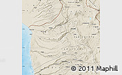 Shaded Relief Map of ARICA