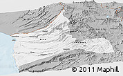 Gray Panoramic Map of ARICA