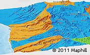 Political Panoramic Map of ARICA