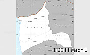 Gray Simple Map of ARICA