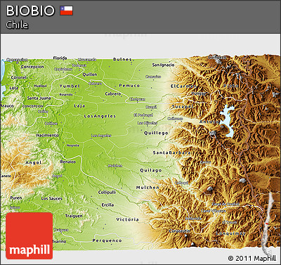 Physical 3D Map of BIOBIO