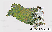 Satellite 3D Map of BIOBIO, cropped outside