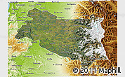 Satellite 3D Map of BIOBIO, physical outside