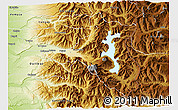 Physical 3D Map of Antuco