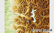 Physical Map of Antuco