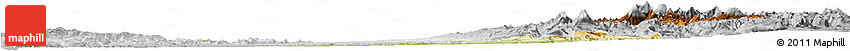 Physical Horizon Map of BIOBIO, lighten, desaturated
