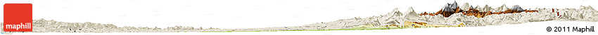 Physical Horizon Map of BIOBIO, shaded relief outside Physical Horizon Map of BIOBIO, shaded relief outside