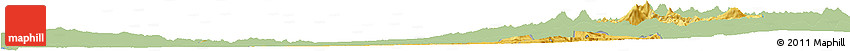 Savanna Style Horizon Map of BIOBIO, single color outside