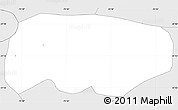 Silver Style Simple Map of Laja