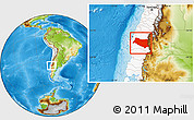 Physical Location Map of BIOBIO, highlighted country