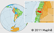 Political Location Map of BIOBIO