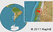 Satellite Location Map of BIOBIO