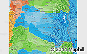 Political Shades Map of BIOBIO