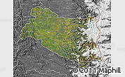 Satellite Map of BIOBIO, desaturated