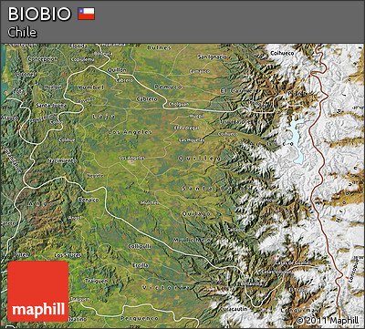 Satellite Map of BIOBIO