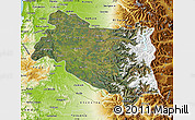 Satellite Map of BIOBIO, physical outside