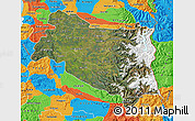 Satellite Map of BIOBIO, political outside