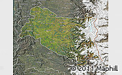 Satellite Map of BIOBIO, semi-desaturated