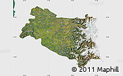 Satellite Map of BIOBIO, single color outside