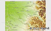 Physical 3D Map of Mulchen