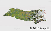 Satellite Panoramic Map of BIOBIO, cropped outside