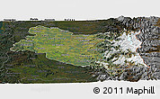 Satellite Panoramic Map of BIOBIO, darken