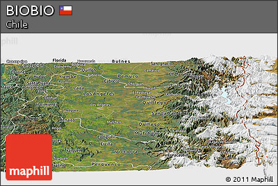 Satellite Panoramic Map of BIOBIO