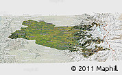 Satellite Panoramic Map of BIOBIO, lighten