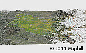 Satellite Panoramic Map of BIOBIO, semi-desaturated