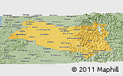 Savanna Style Panoramic Map of BIOBIO