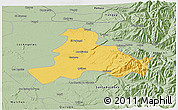 Savanna Style 3D Map of Quillego