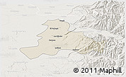 Shaded Relief 3D Map of Quillego, lighten