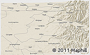 Shaded Relief 3D Map of Quillego