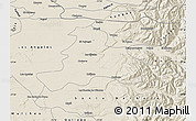 Shaded Relief Map of Quillego