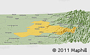 Savanna Style Panoramic Map of Quillego