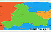 Political Simple Map of Quillego