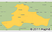 Savanna Style Simple Map of Quillego