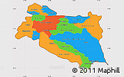 Political Simple Map of BIOBIO, cropped outside